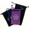 Velvet Tarot Card set Storage Bag Pentagram Pattern Beam Cards Loading Altar props Board Game Cards Tarot &Divination