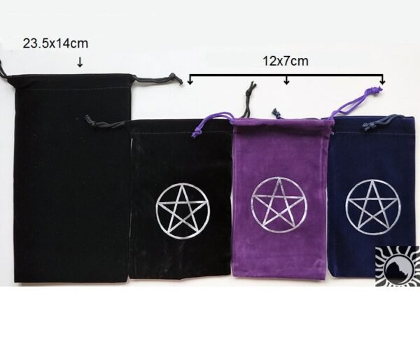 Velvet Tarot Card set Storage Bag Pentagram Pattern Beam Cards Loading Altar props Board Game Cards Tarot &Divination