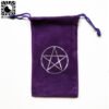 Velvet Tarot Card set Storage Bag Pentagram Pattern Beam Cards Loading Altar props Board Game Cards Tarot &Divination