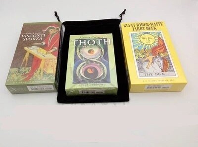 Velvet Tarot Card set Storage Bag Pentagram Pattern Beam Cards Loading Altar props Board Game Cards Tarot &Divination