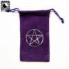 Velvet Tarot Card set Storage Bag Pentagram Pattern Beam Cards Loading Altar props Board Game Cards Tarot &Divination