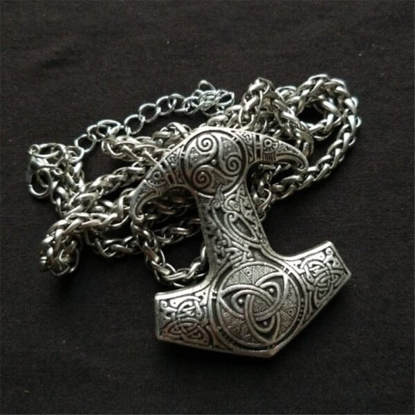 Viking Magic~Viking Amulet Hammer Scandinavian Keychain Charm Thor hammer Mjolnir Norse Jewelry viking Keychain Men Giftbag