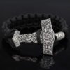 Viking Magic~Viking Bracelet Rune Thor Hammer Slavic Amulet Scandinavian Odin Symbol Trinity Knot Bracelet Vikingos Jewelry Accsesori