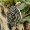 New Magicun Viking~Viking Futhark Rune Pendant Norse Necklace Nordic Pendants Necklace Collier