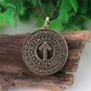 New Magicun Viking~Viking Futhark Rune Pendant Norse Necklace Nordic Pendants Necklace Collier