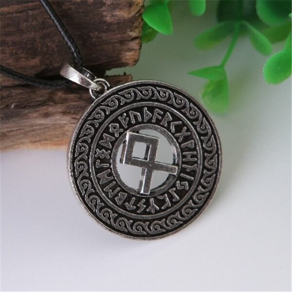 New Magicun Viking~Viking Futhark Rune Pendant Norse Necklace Nordic Pendants Necklace Collier