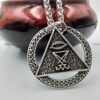 Viking Magic~Viking Jewelry Satan Charm Pagan Wiccan Talisman Seing Eye Amulet Sigil of Lucifer Snake Pendant Necklaces Eye of Horus Egyptian