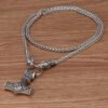 Viking Necklace Walf Head Thor's Hammer Mjolnir Amulet Necklace Men's Jewelry
