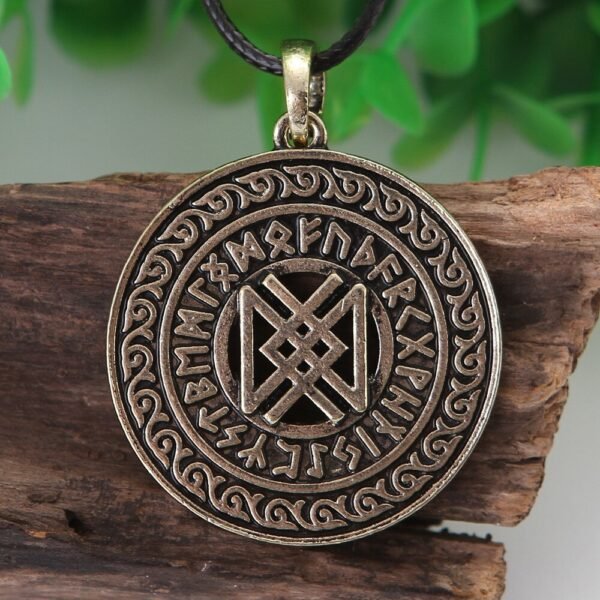 New Magicun Viking~Viking Occult Rune Norse Necklace Nordic Rune Pendants Necklace Collier