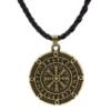 Viking Magic~Viking Odin Runavin necklace For Women Men SYMBOL OF NORSE RUNIC NORSE Runes Vegvisir Pendant Necklace Compass Viking Jewelry