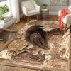 Viking Odin Wolf Rug Viking Norse Mythology Large Area Rugs Comfortable Carpet Rugs For Bedroom Printed Mat Bedroom Decor Carpet