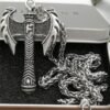 New Magicun Viking~Viking Pendant Axe talisman Necklace pagan smybol jewelry vintage style 1pc
