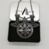 New Magicun Viking~Viking Pendant Wolf rune Axe Necklace Compass Vegvisir S pagan Jewelry 1pc