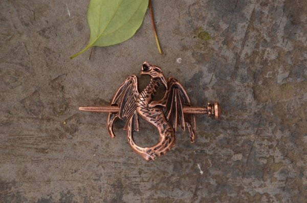 Viking Renaissance Dragon Hair Sticks Wyvern Dragon Hairpin Hair Accessories Jewelry