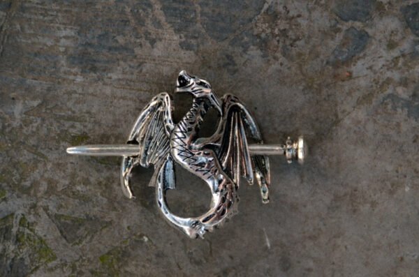 Viking Renaissance Dragon Hair Sticks Wyvern Dragon Hairpin Hair Accessories Jewelry