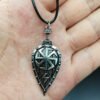 Viking Magic~Viking Shield Necklace Pendant Slavic Amulet Sword Axe Shield Rune Pendant Viking Pirate Jewelry Talisman Necklace For Women Men