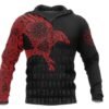 Viking The Raven of Tattoo 3D Printed Men Hoodies Retro Harajuku Fashion Hooded Sweatshirt Autumn Hoody Casual streetwear hoodie