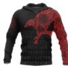 Viking The Raven of Tattoo 3D Printed Men Hoodies Retro Harajuku Fashion Hooded Sweatshirt Autumn Hoody Casual streetwear hoodie