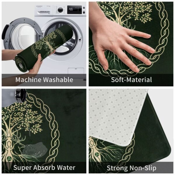 Vikings Art Culture Bathroom Mat Celtic Doormat Living Room Carpet Outdoor Rug Home Decoration