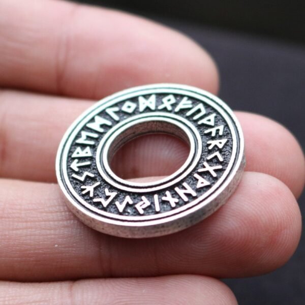 Viking Magic~Vikings Celt Dragon Amulet Viking Icelandic Vegvisir Helmet Horror In Runic Circle Runes Pendant Necklace Talisman Double Side