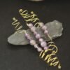 Vintage Amethyst Hair Ring Natural Crystal Hair Beads Viking Spiral Hair Braid Jewelry  Wicca Accessories Gift