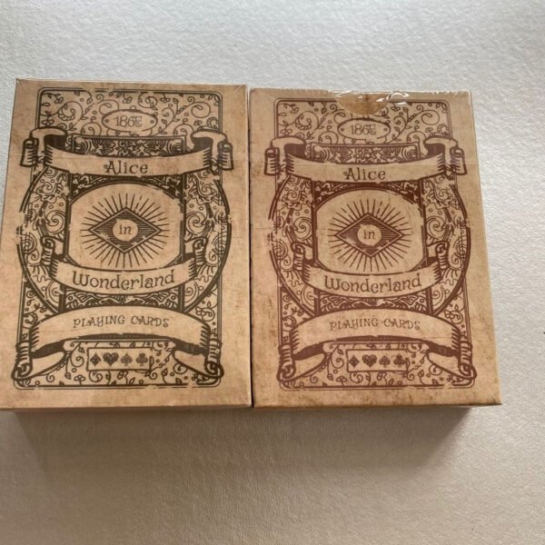 Vintage Comic Playing Cards Alice in Game Poker Playing Cards Deck Board Games Retro Poker Set Magic Card Novelty Present Pokers   Game related