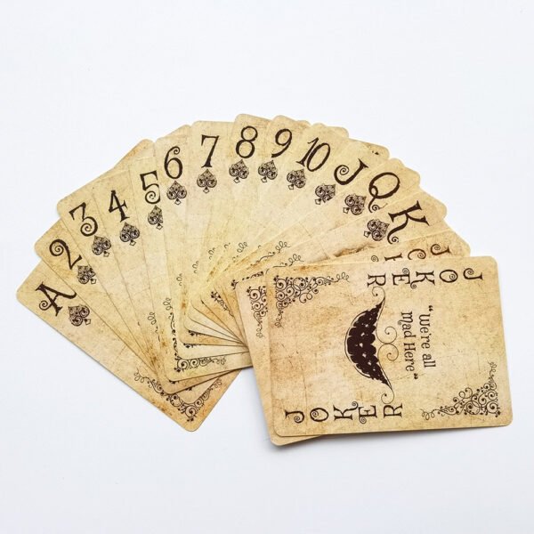 Vintage Comic Playing Cards Alice in Game Poker Playing Cards Deck Board Games Retro Poker Set Magic Card Novelty Present Pokers   Game related