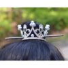 Vintage Crystal Queen Crown Tiaras Bride Party Jewelry Wedding Hair Accessories