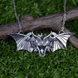 Vintage Dragon Pendant Necklace Punk Gothic Party Jewelry  Men