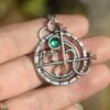 Vintage Gothic Seal Sigil of Lilith Pendant Necklace