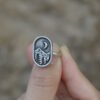 Vintage Silver Forest Moon Adjustable Ring For Women
