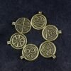 The Last Airbender  Elemental Lotus Water Tribe Amulet Necklace
