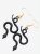 Vintage Snake Dangle Earrings Serpent Earring Witch Pagan Jewelry