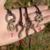 Vintage Snake Serpent Pendant Necklace Gothic Pagan Party Jewelry