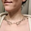 Vintage Wiccan Antler Branches Fantasy Forest Necklace Witch Jewelry