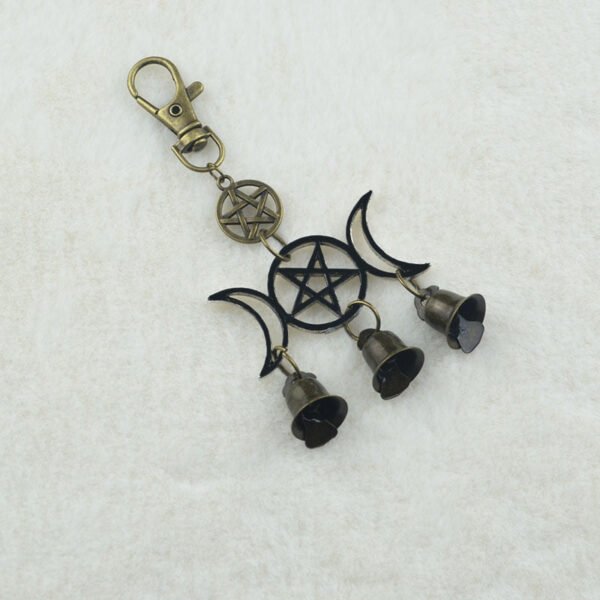 Vintage Witch Bells Triple Goddess Wind Chimes  Witchcraft,Banish Evil Home Decoration  Wall Decor