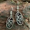 Vintage snake earrings pendant Wicca snake pendant snake ornament Gothic jewelry snake craft jewelry Gift