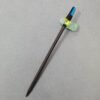 Vintage wood hairpin crystal hair stick Wicca accessories hair accessories  witches wand witch staff altar decoration gift