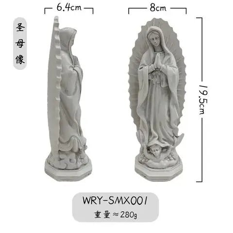 Virgin Guadalupe Resin Home Decoration Church Utensils Catholic Orthodox Statue