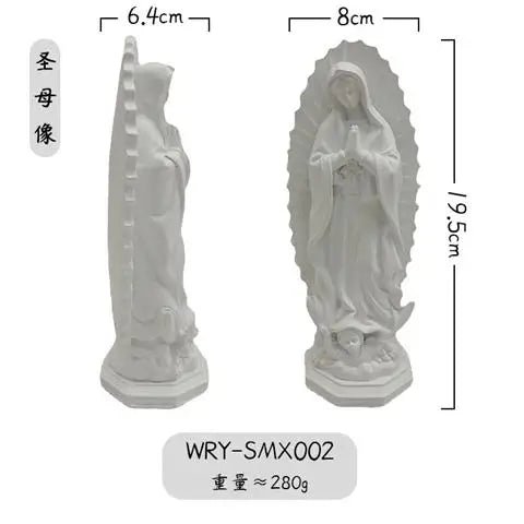Virgin Guadalupe Resin Home Decoration Church Utensils Catholic Orthodox Statue