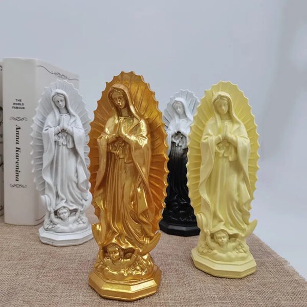 Virgin Guadalupe Statue Church Utensils Catholic Home Decoration