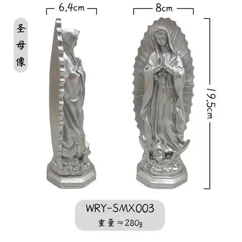 Virgin Guadalupe Statue Church Utensils Catholic Home Decoration