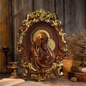 Virgin-Mary-and-Baby-Jesus-Wood-Carving-Catholic-Religious-Home-Hanging-Decoration-Christian-Saints-Gift Virgin Mary and Baby Jesus Wood Carving, Catholic Religious Home Hanging Decoration, Christian Saints Gift