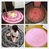 Pentagram Fluffy Rugs Anti-Skid Shaggy Area Home Bedroom Carpet Floor Mat