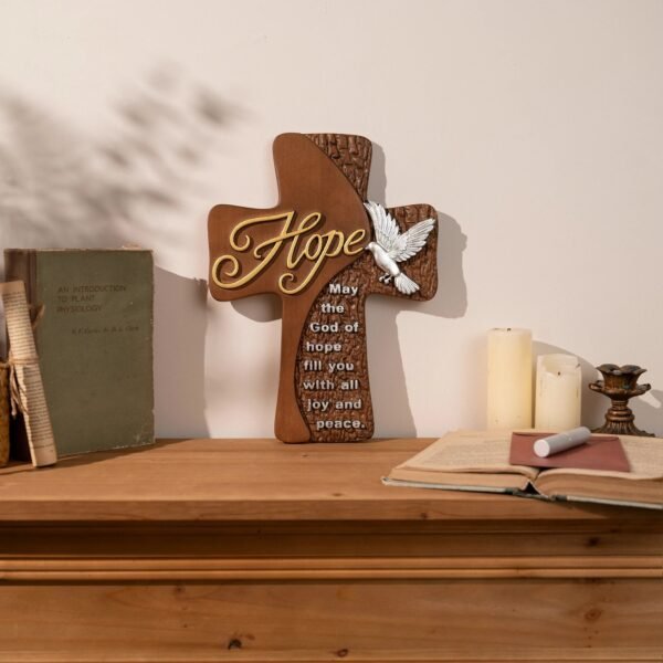 Wall Wooden Cross Faith Baptismal Cross Giving Priest Christian Cross Inspirational Minimalism Giving Hope Catholic Church Decor