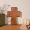 Wall Wooden Cross Faith Baptismal Cross Giving Priest Christian Cross Inspirational Minimalism Giving Hope Catholic Church Decor