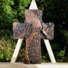 Wall Wooden Cross Faith Baptismal Cross Giving Priest Christian Cross Inspirational Minimalism Giving Hope Catholic Church Decor