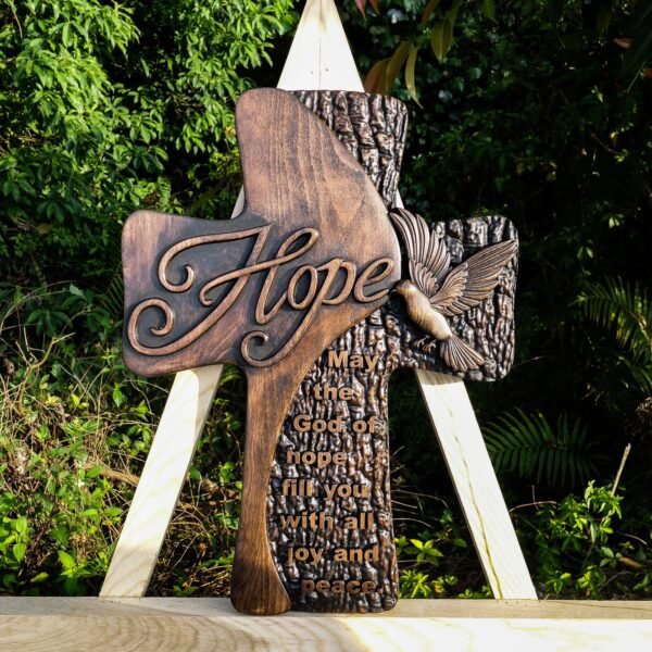 Wall Wooden Cross Faith Baptismal Cross Giving Priest Christian Cross Inspirational Minimalism Giving Hope Catholic Church Decor