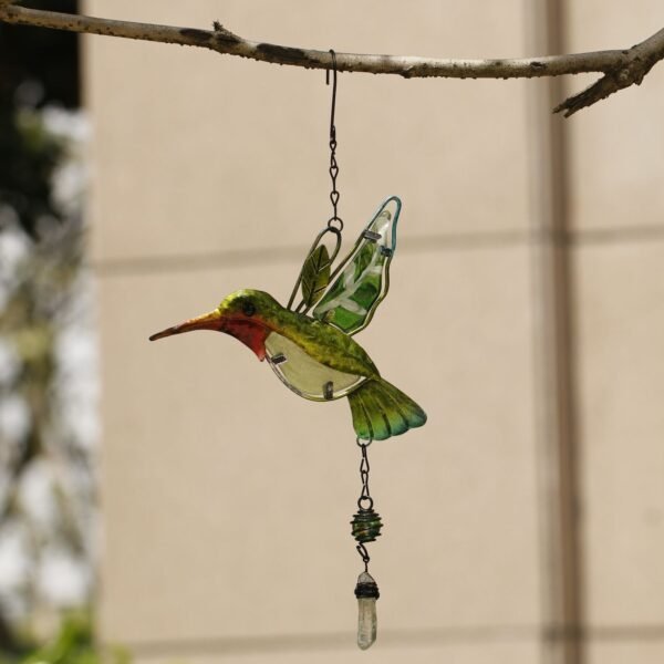 Wall pendant window pendant decoration large raw crystal natural crystal bird pendant gift