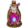 Waterfall Incense Burner Backflow Ceramic Incense Holder With LED